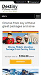 Mobile Screenshot of destinypalmshotel.reserveorlando.com